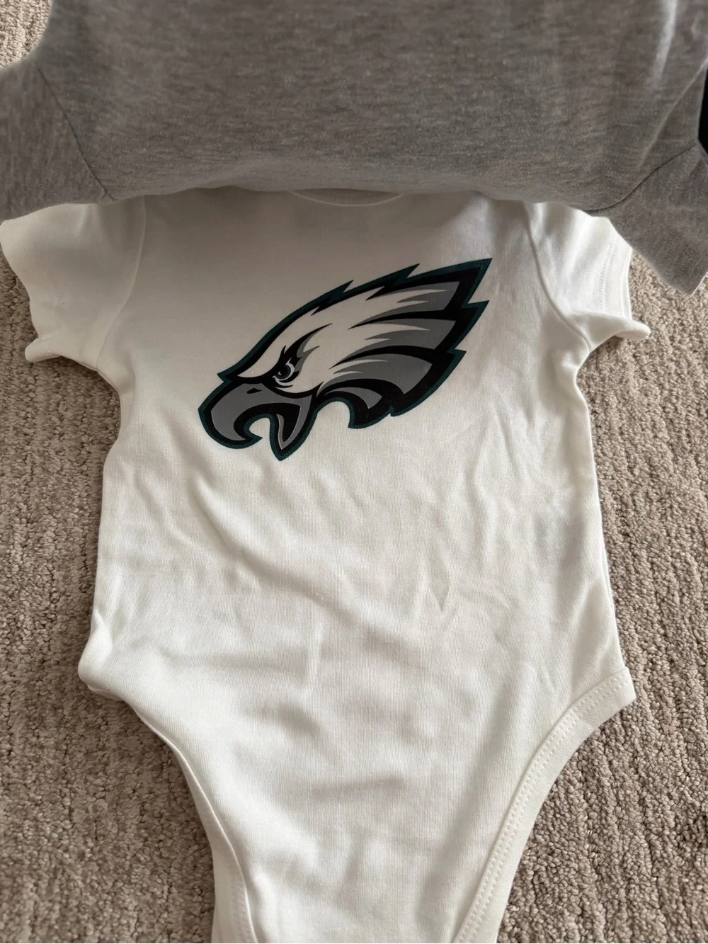 NFL Philadelphia Eagles Set of 3 Baby One-Piece Bodysuits, Size 12M